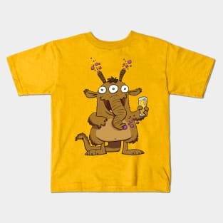 Hefeweizen Beer Monster Kids T-Shirt